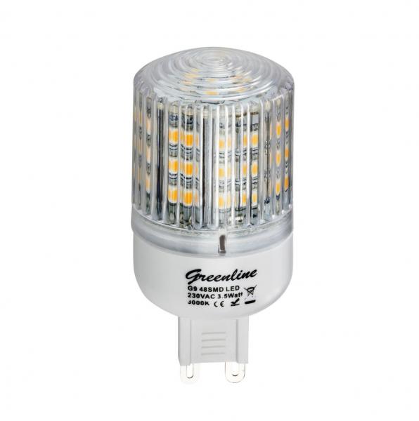 LED G9 Greenline Birne Leuchte Lampe 3,5 Watt LED G9 Birne 305